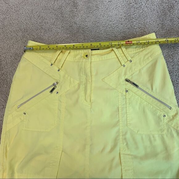 Jamie Sadock yellow golf skirt skort Sz 6/8 - Picture 9 of 12